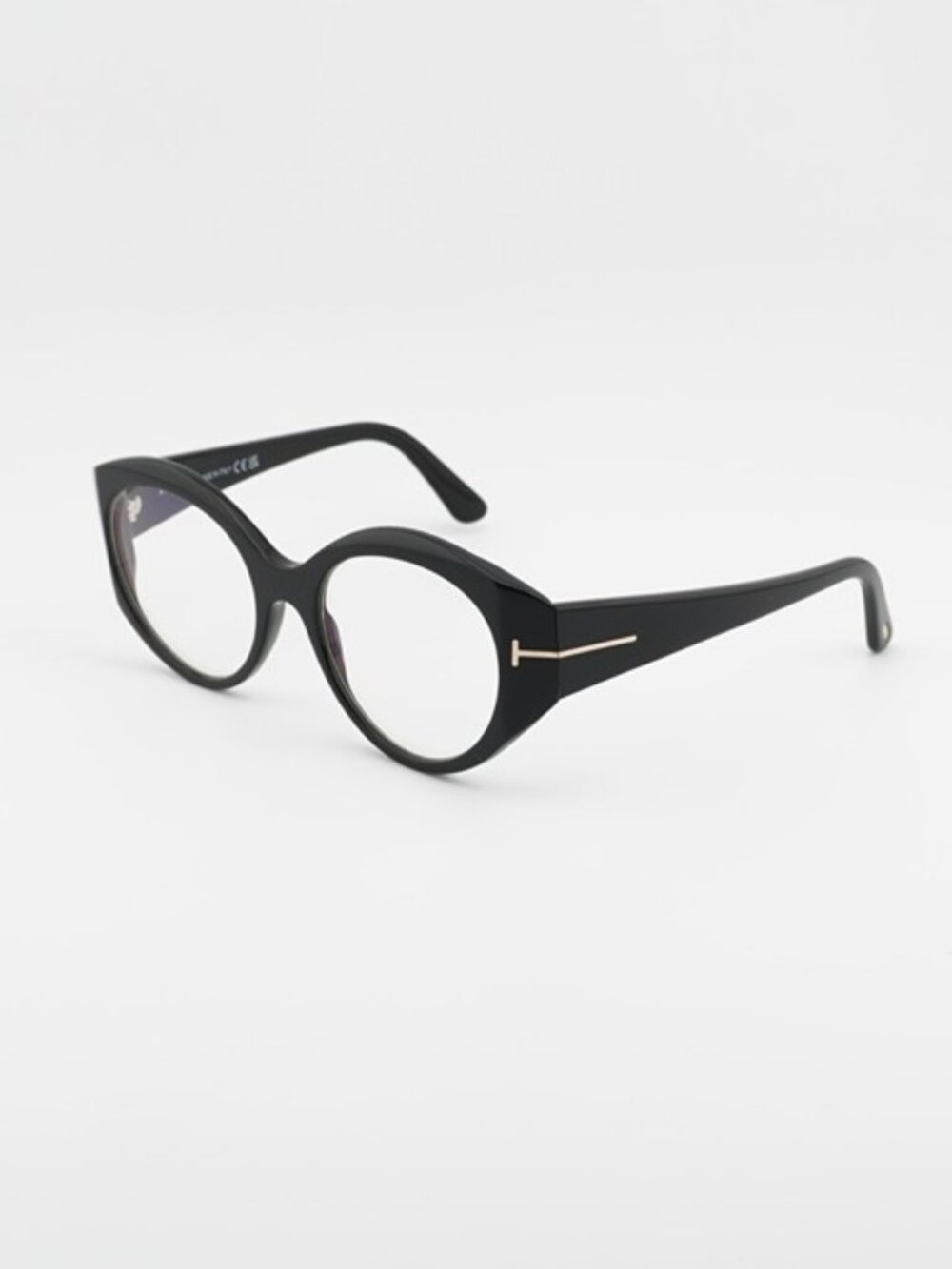Tom Ford FT5950-B 001 Eyeglasses Black 53mm Oval Frame